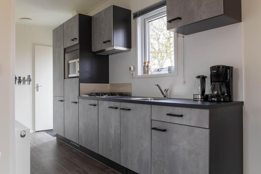 Gezellig Modern Chalet Midden Op De Veluwe Эпе Экстерьер фото